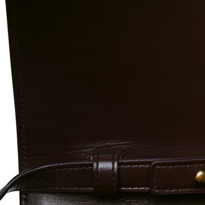Saint Laurent Smooth Calfskin Medium High School Satchel Bordeaux 5 of 7