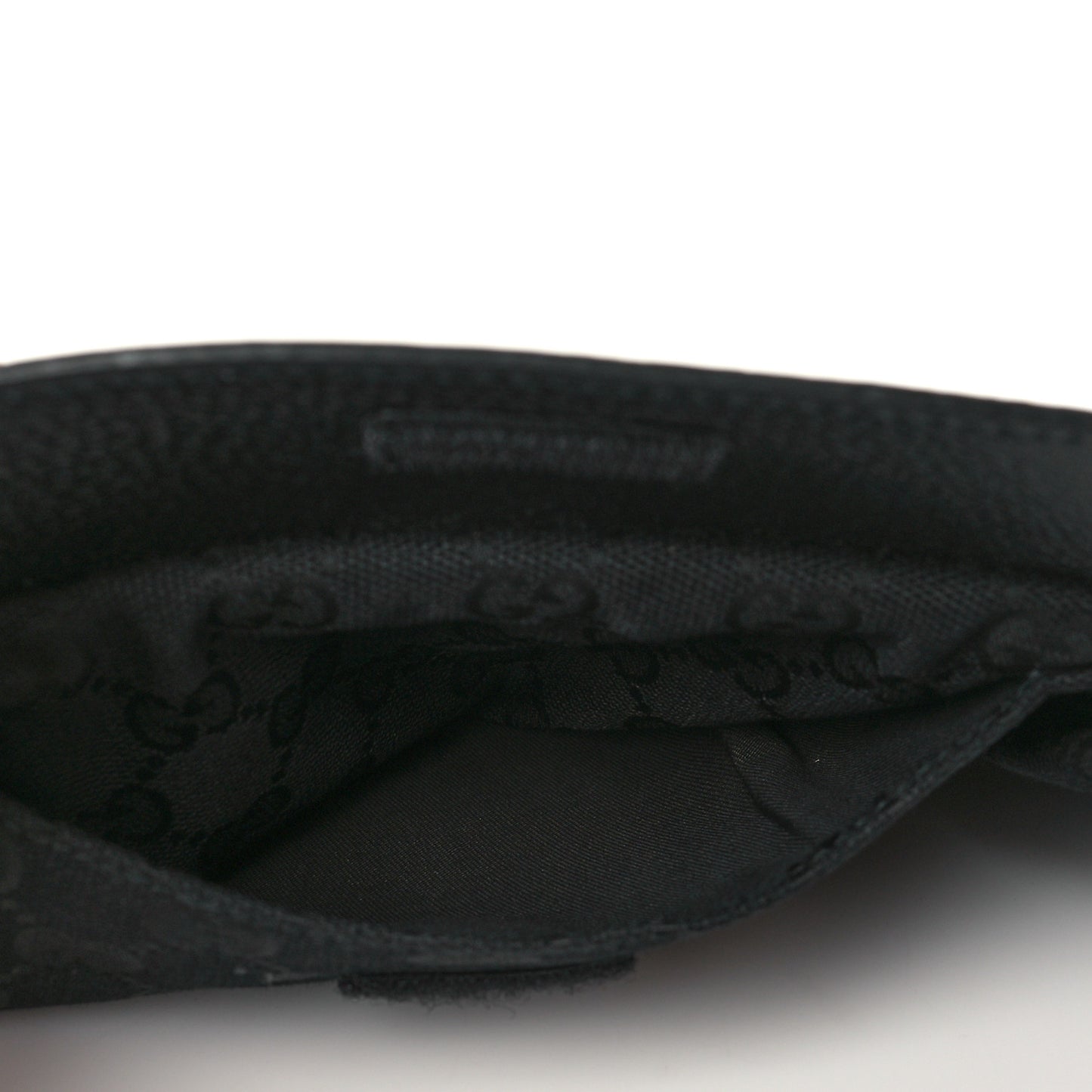 GG Monogram Double Pocket Belt Bag Black