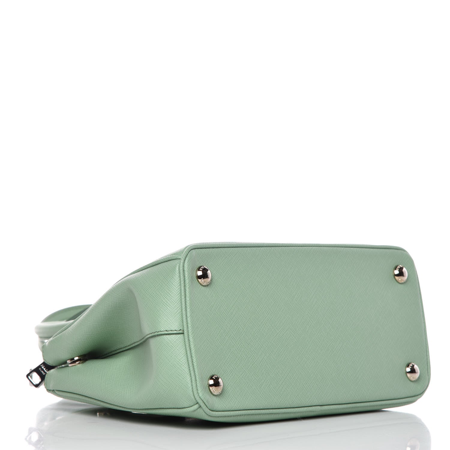 Prada Saffiano Lux Small Galleria Double Zip Tote Acquamarina 5 of 10