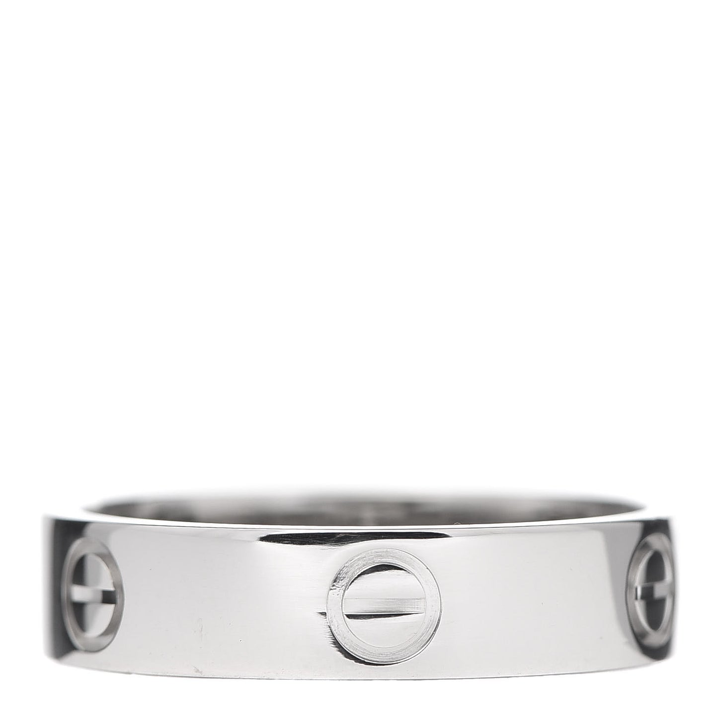 Platinum 5.5mm LOVE Ring 64 10.75