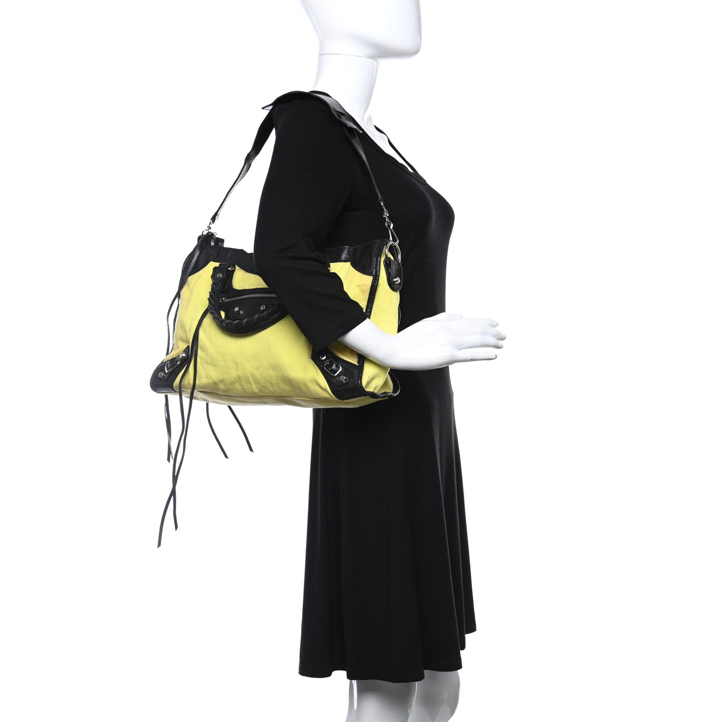 Boarskin Canvas Classic Silver Hardware City Yellow Black