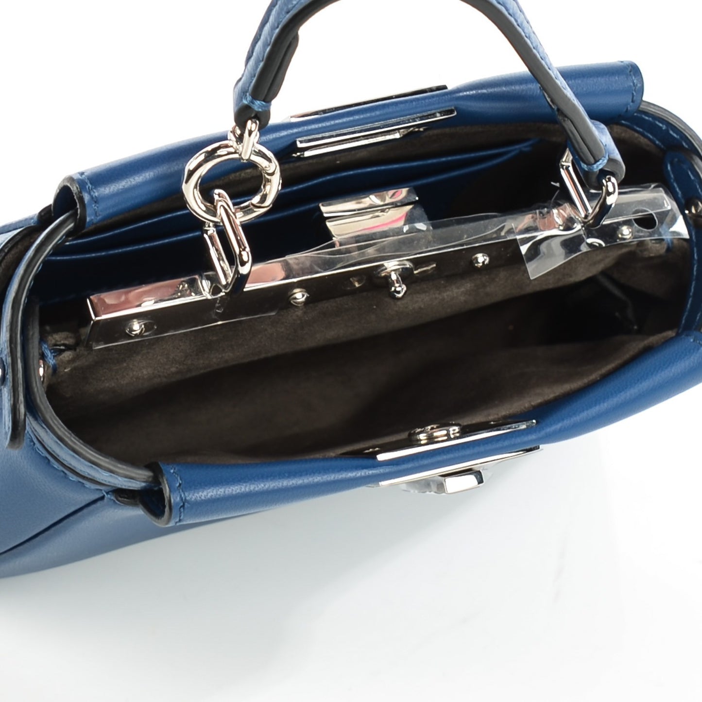 Nappa Micro Peekaboo Iconic Satchel Iris