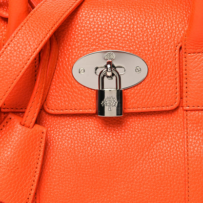 Mulberry Classic Grain Small Bayswater Satchel Mandarin 7 of 13