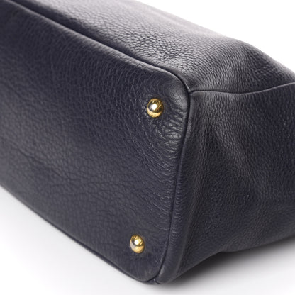 Prada Vitello Daino Side Pocket Tote Baltico 6 of 12