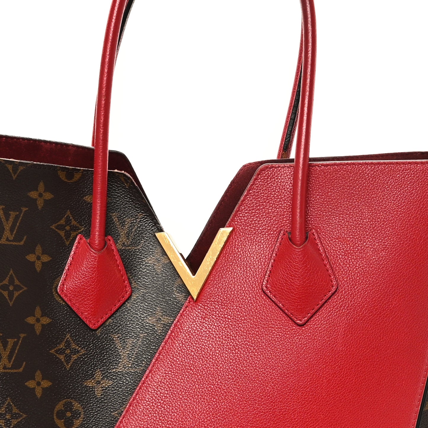 Calfskin Monogram Kimono Tote Cherry