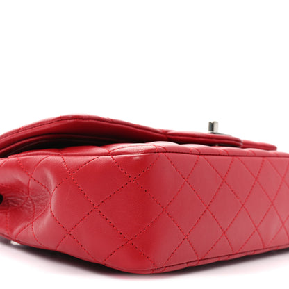 Chanel Lambskin Quilted Medium Double Flap Red 9 of 10