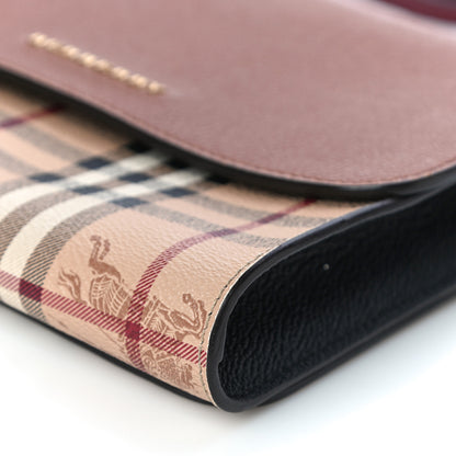 Burberry Haymarket Check Small Loxley Crossbody Bright Toffee 9 of 9