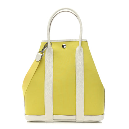 Hermes Military Toile Negonda Garden File 28 Lime White 1 of 12