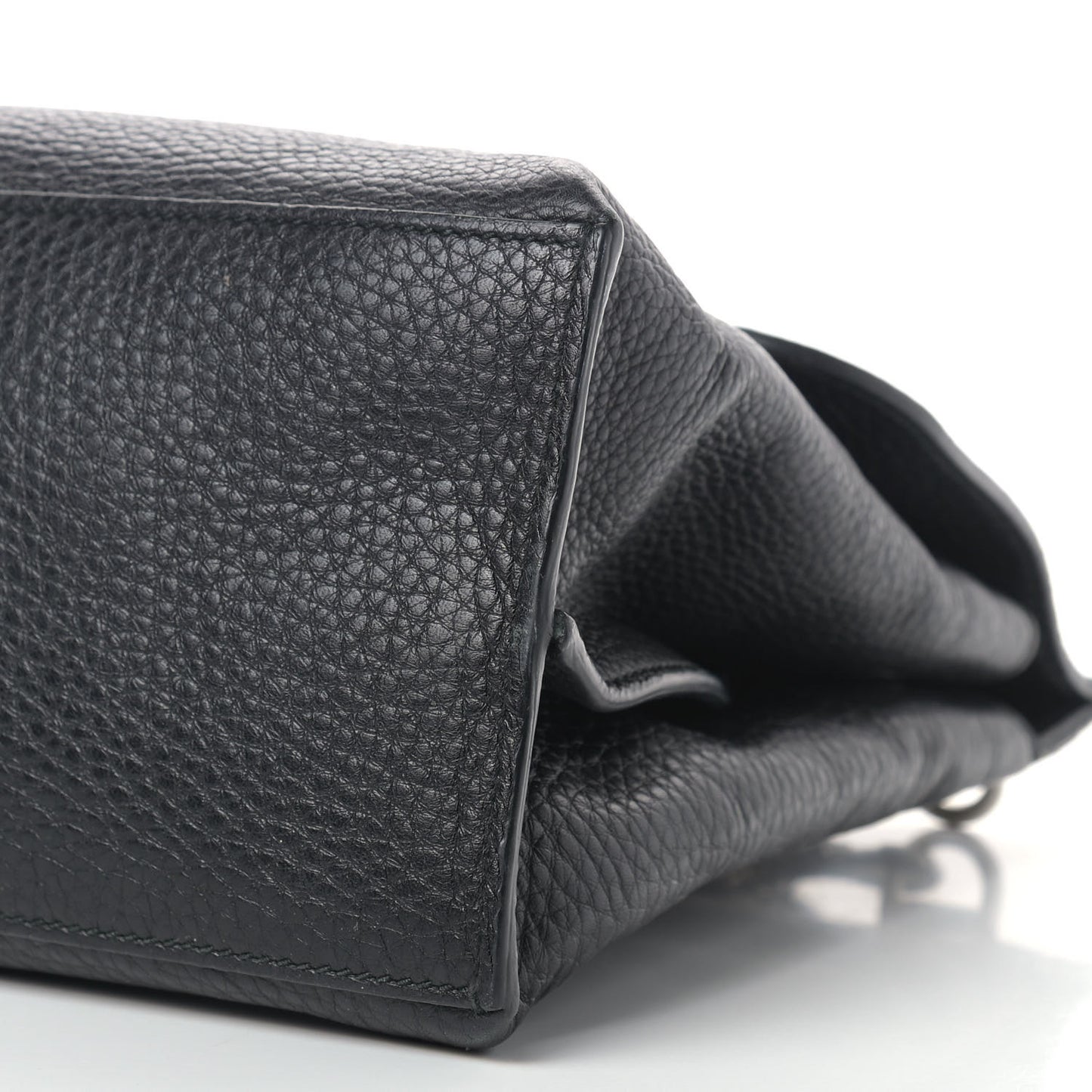 Cellarius Calfskin Medium Bamboo Daily Top Handle Bag Black