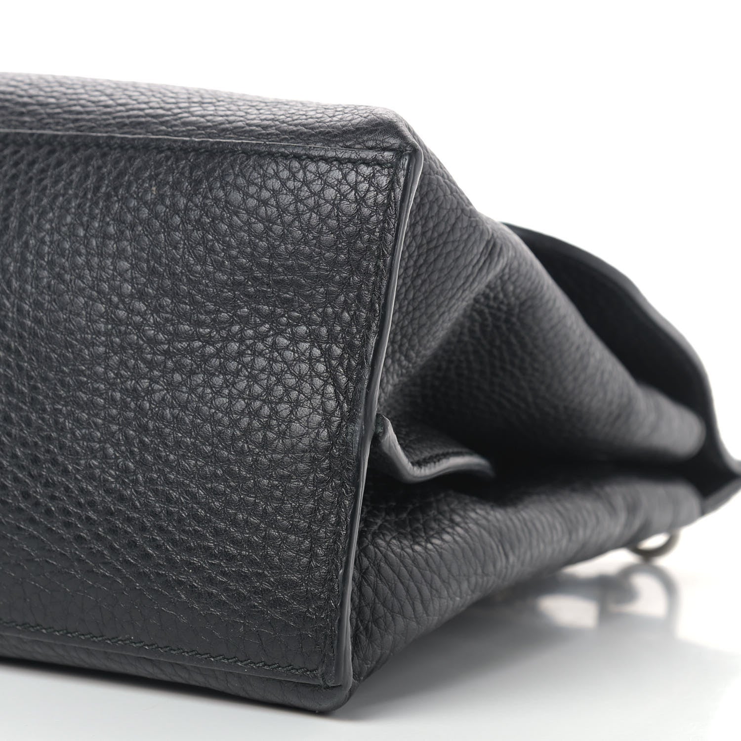 Gucci Cellarius Calfskin Medium Bamboo Daily Top Handle Bag Black 7 of 12