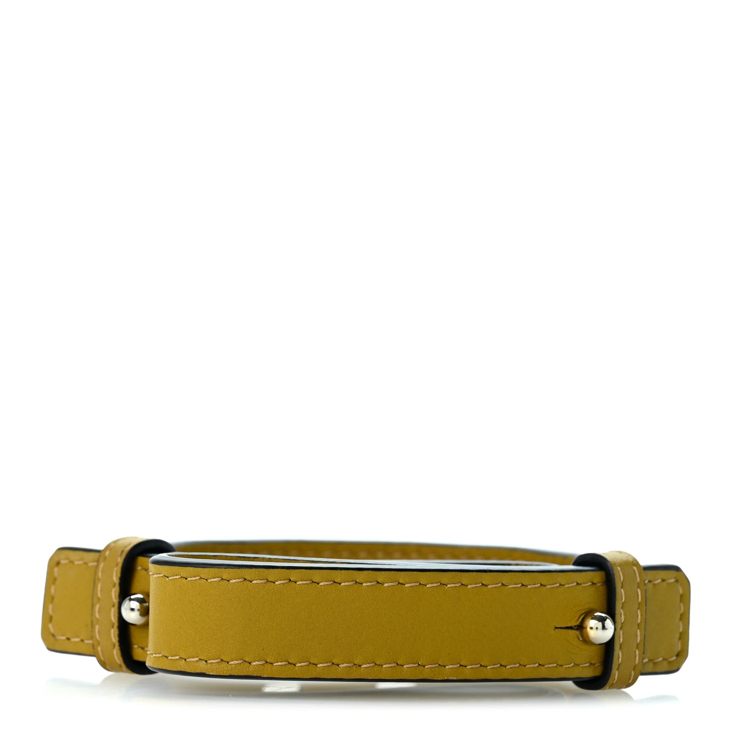 Calfskin Adjustable Short Strap  Ochre