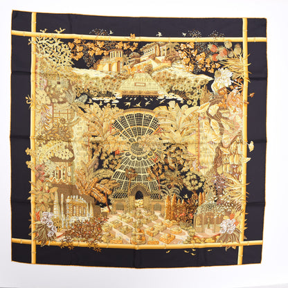 Hermes Silk Jardins D Hiver Scarf 90 2 of 10