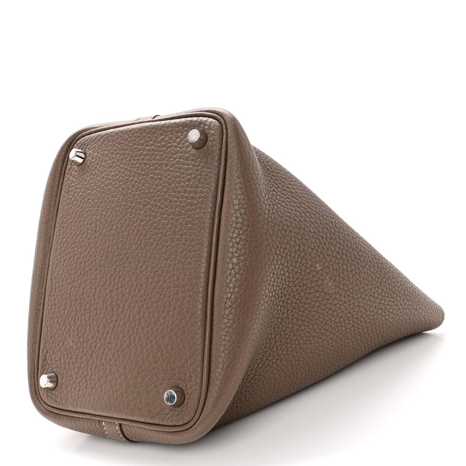 Hermes Taurillon Clemence Picotin Lock 18 PM Etoupe 10 of 12