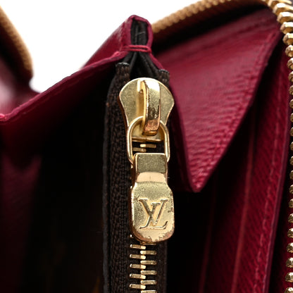 Louis Vuitton Monogram Clemence Wallet Fuchsia 8 of 11