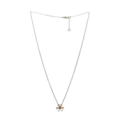 Van Cleef & Arpels 18K Yellow Gold Diamond Mini Frivole Pendant Necklace 3 of 9