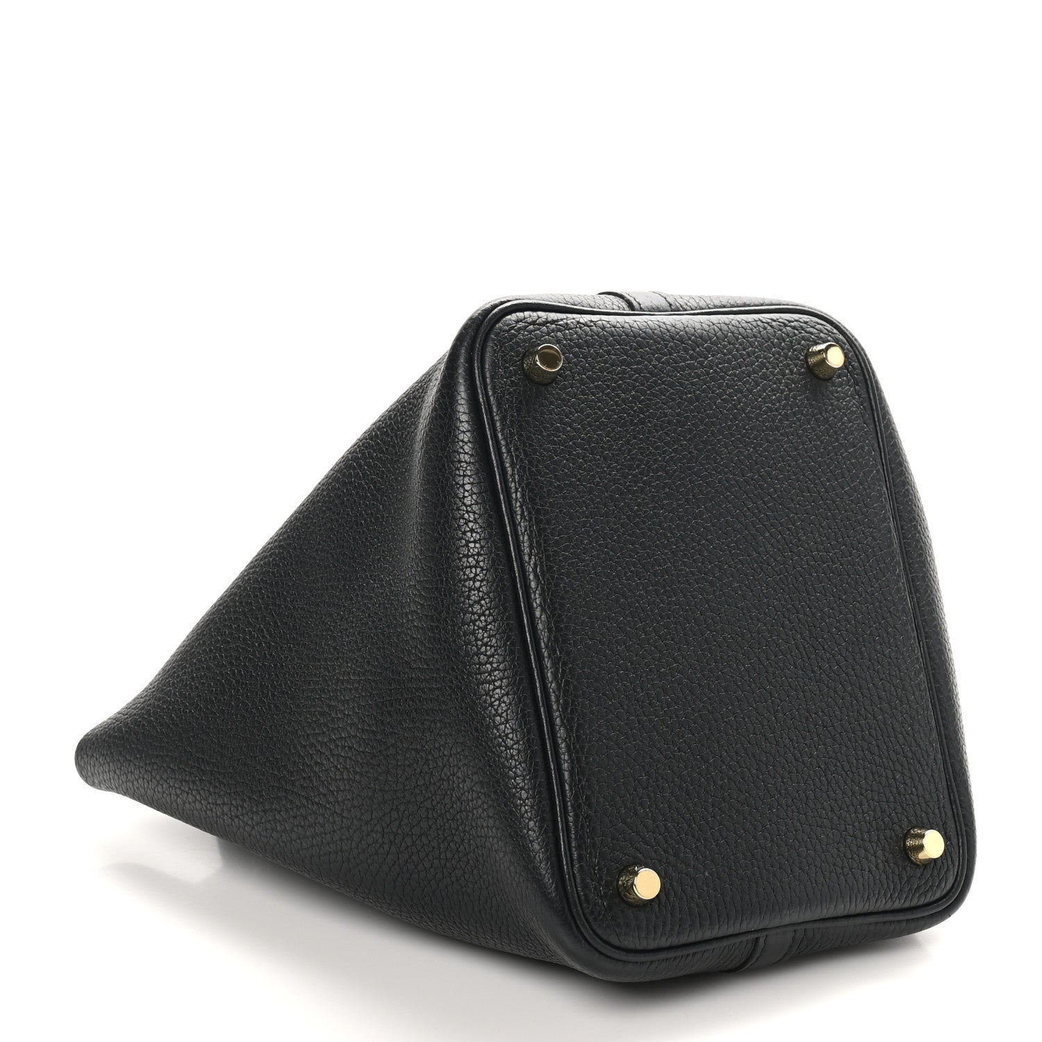 Hermes Taurillon Clemence Matte Alligator Picotin Lock Touch 18 PM Black 4 of 10