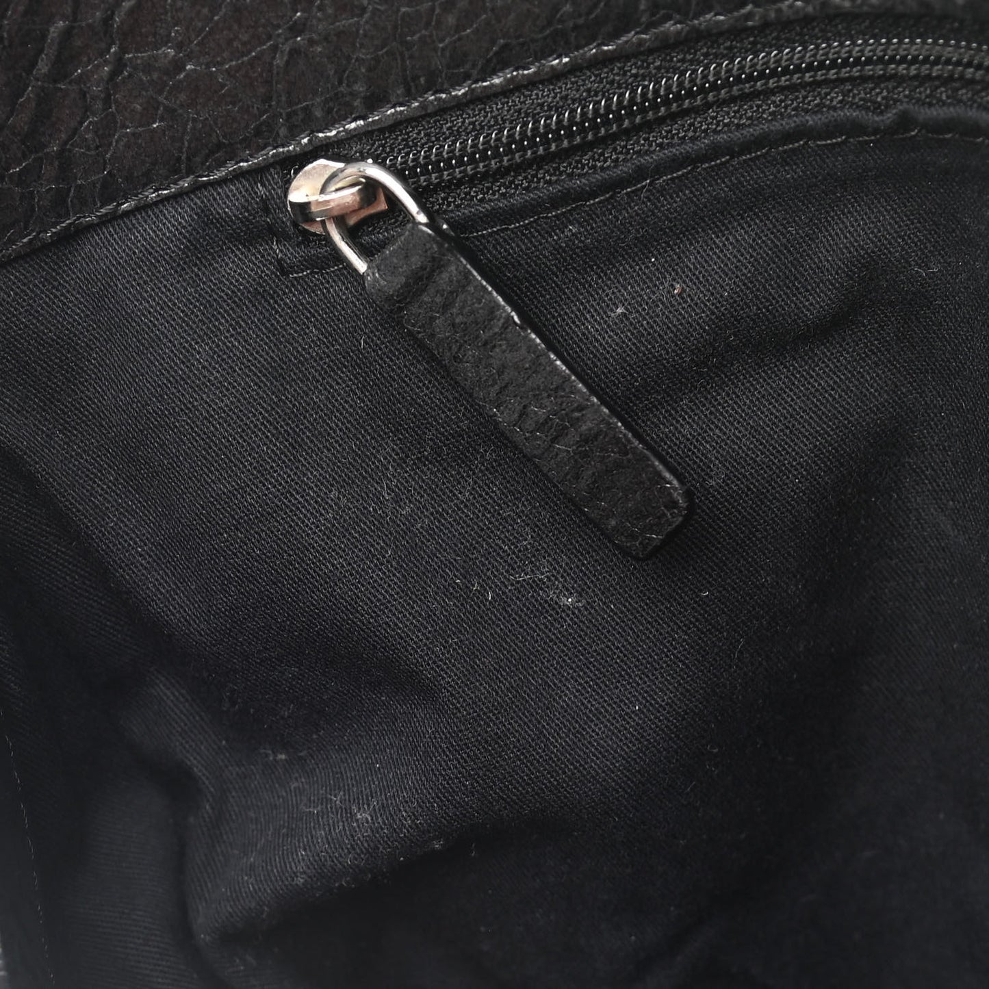 Crinkled Patent Envelope Folded Clutch Black