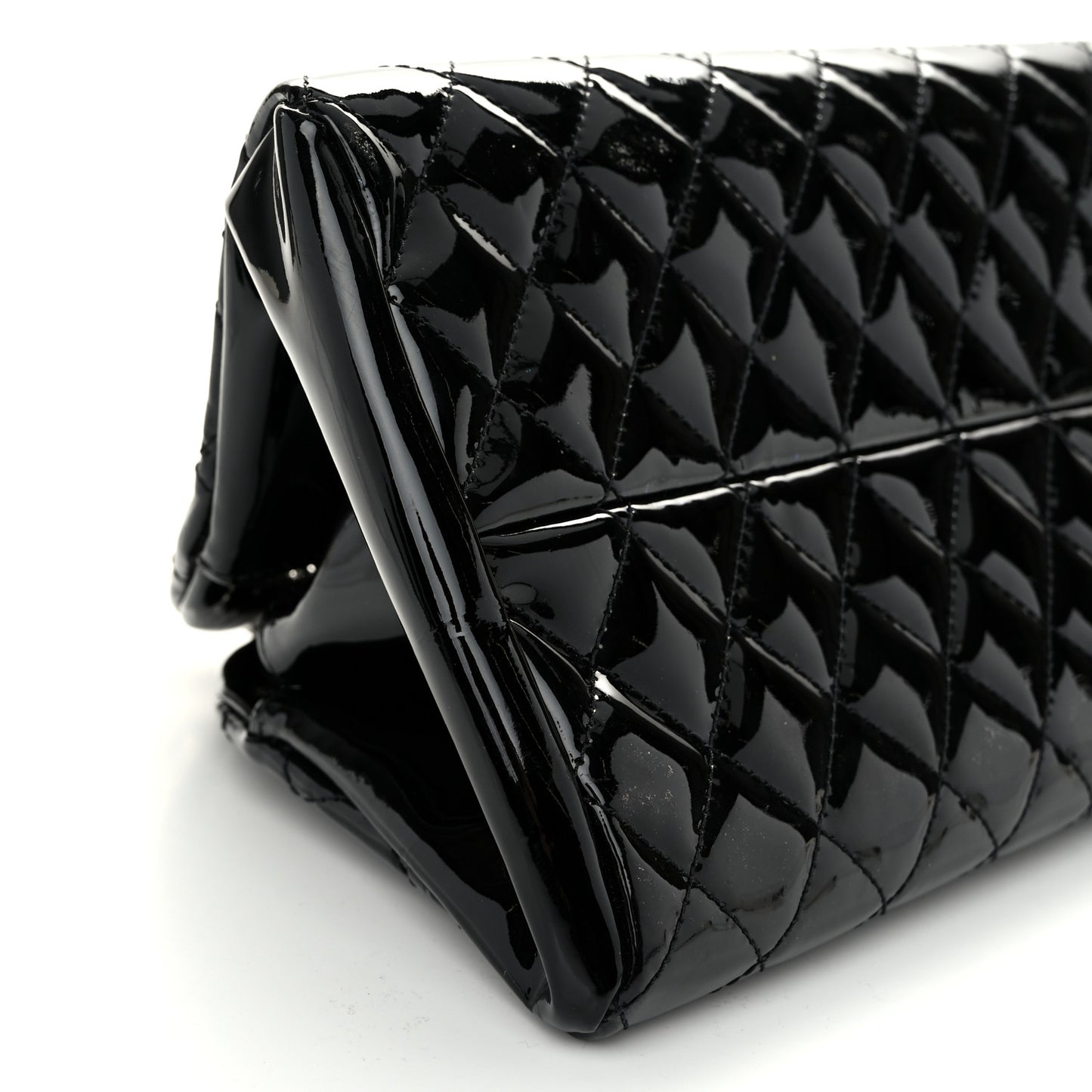 Patent Quilted Medium Just Mademoiselle Black