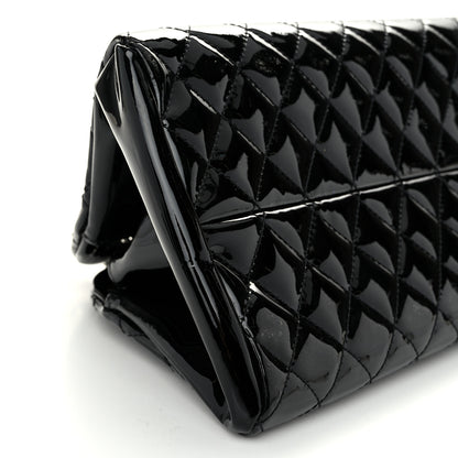 Chanel Patent Quilted Medium Just Mademoiselle Black 9 of 10
