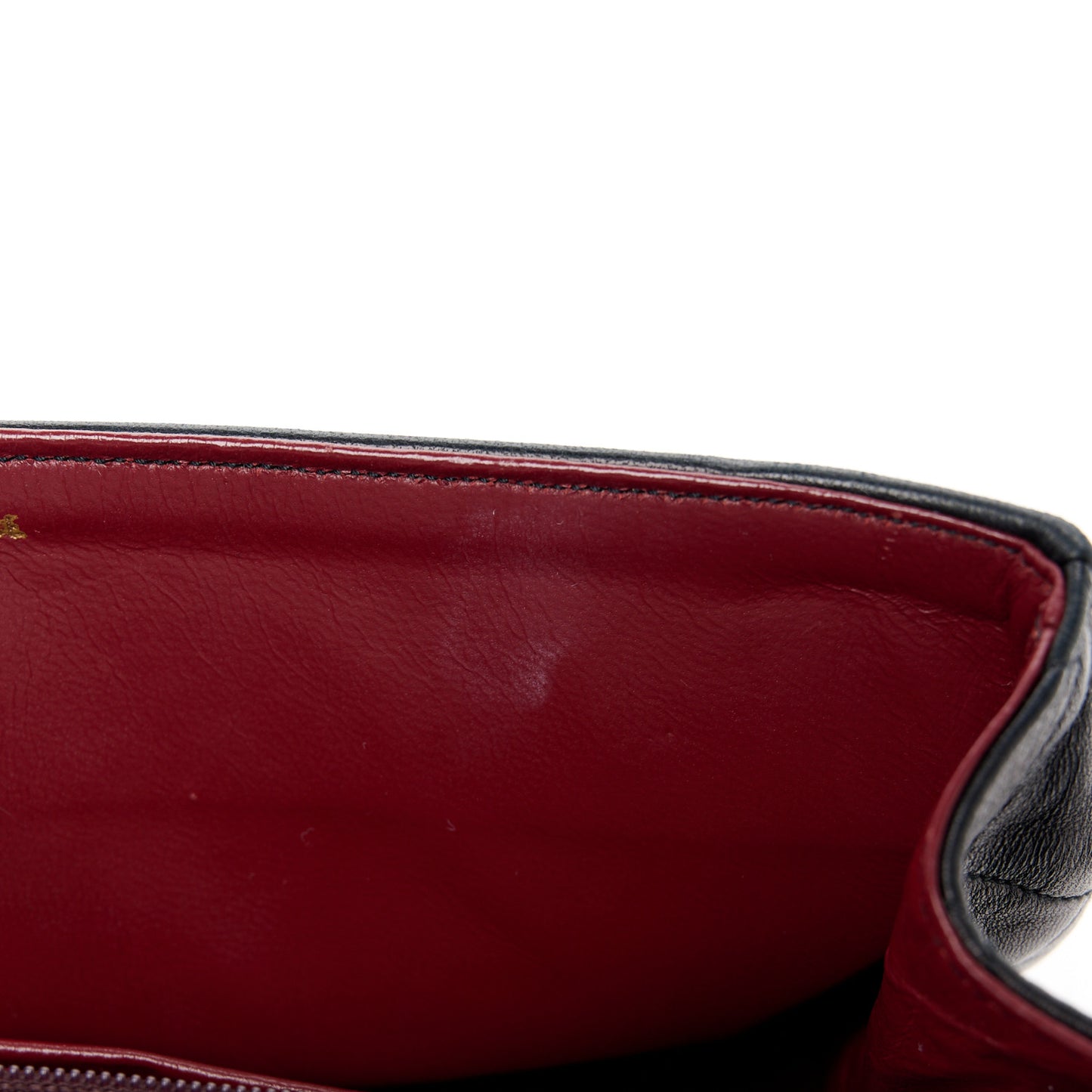 Lambskin Quilted Small Single Flap Black
