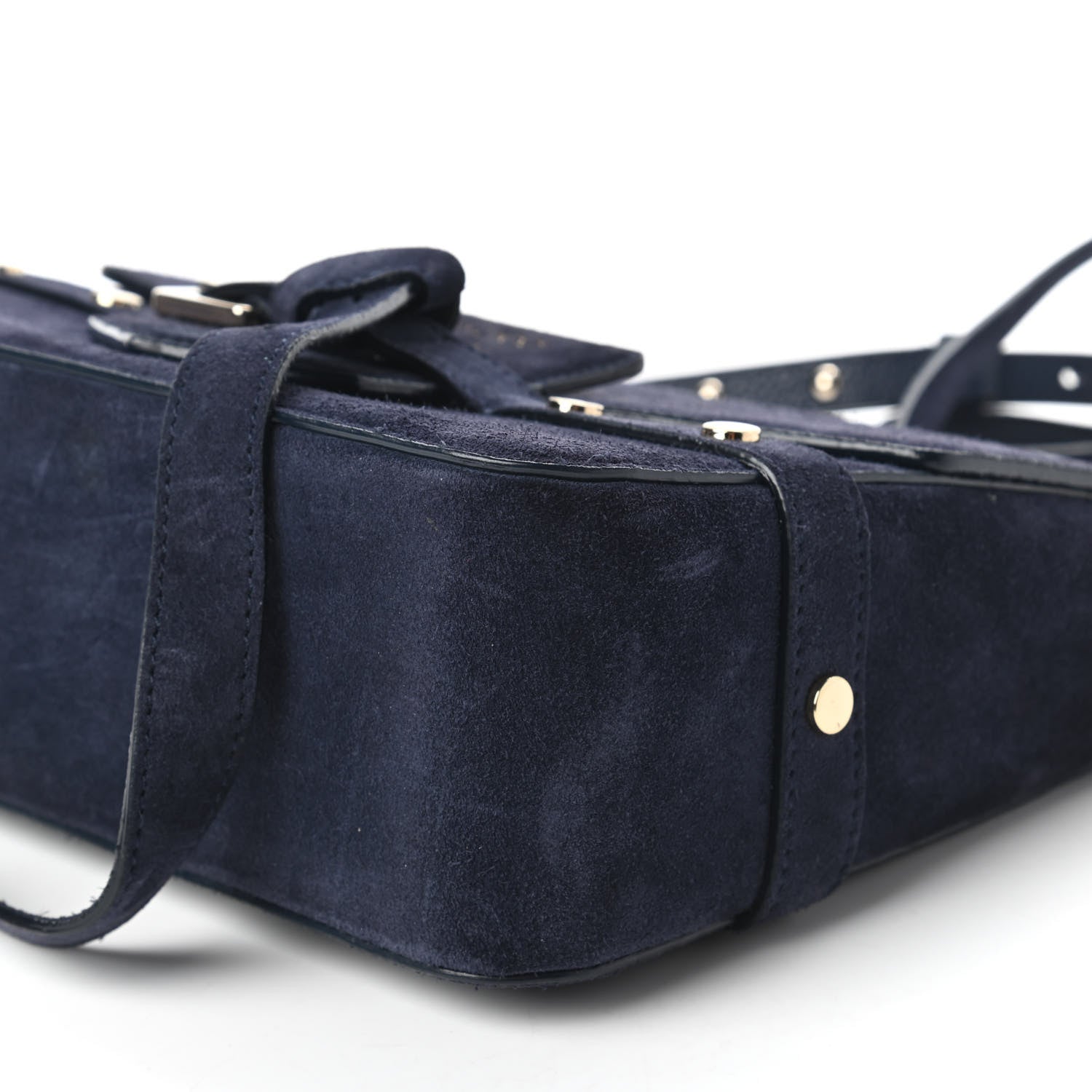 Jimmy Choo Suede Small Lexie Crossbody Blue 7 of 10
