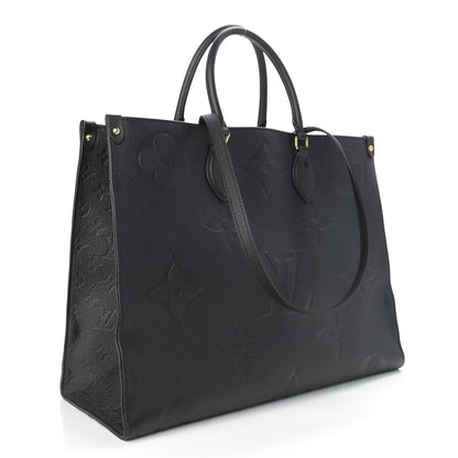 Louis Vuitton Empreinte Monogram Giant Onthego GM Black 3 of 9