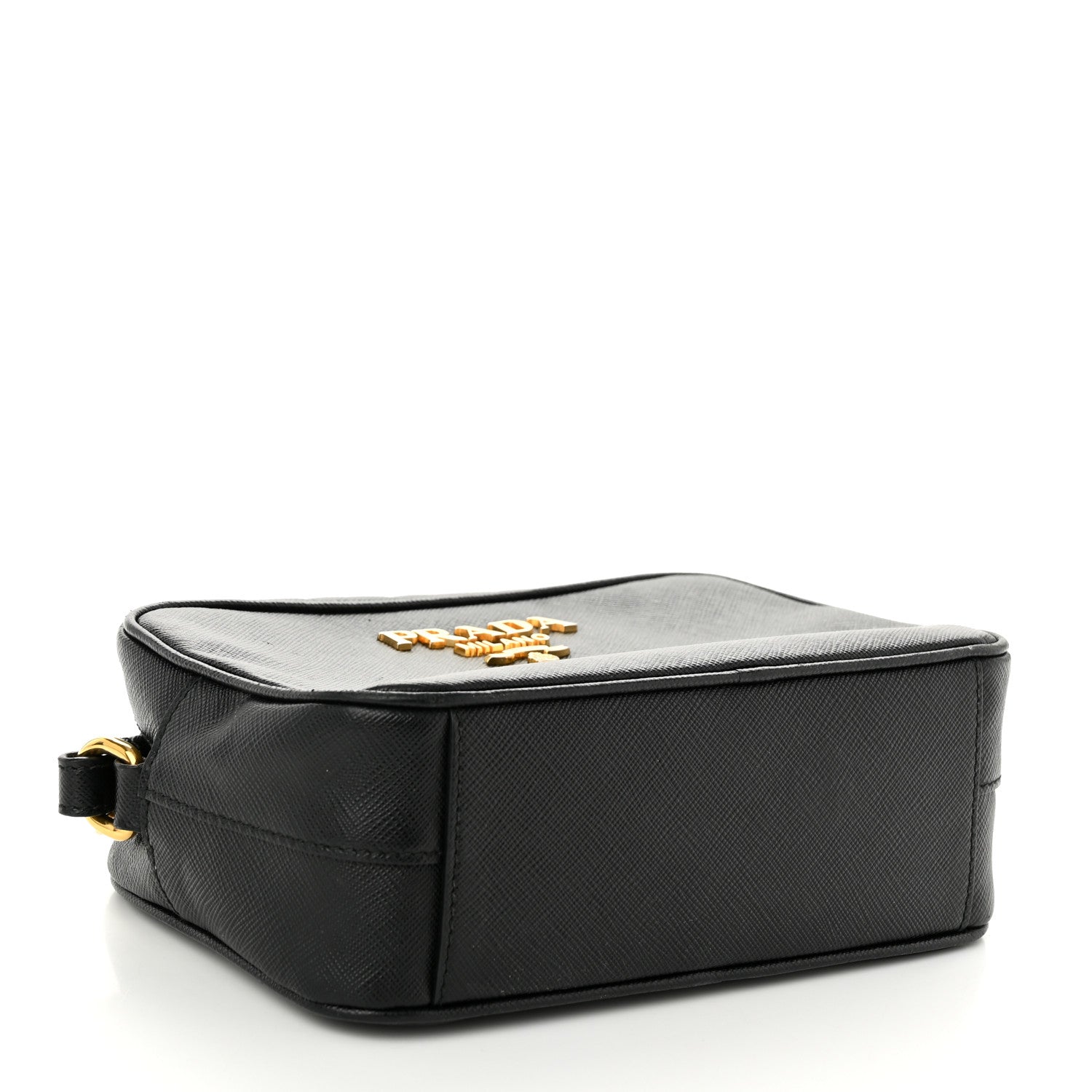 Prada Saffiano Mini Camera Crossbody Bag Black 4 of 9
