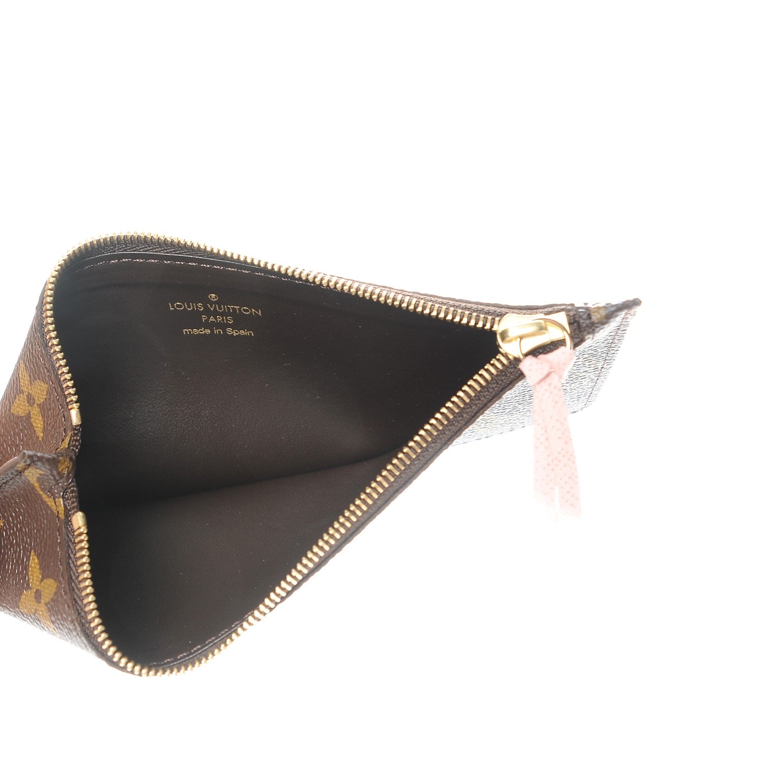 Louis Vuitton Monogram Josephine Chain Wallet Zippered Insert 5 of 8