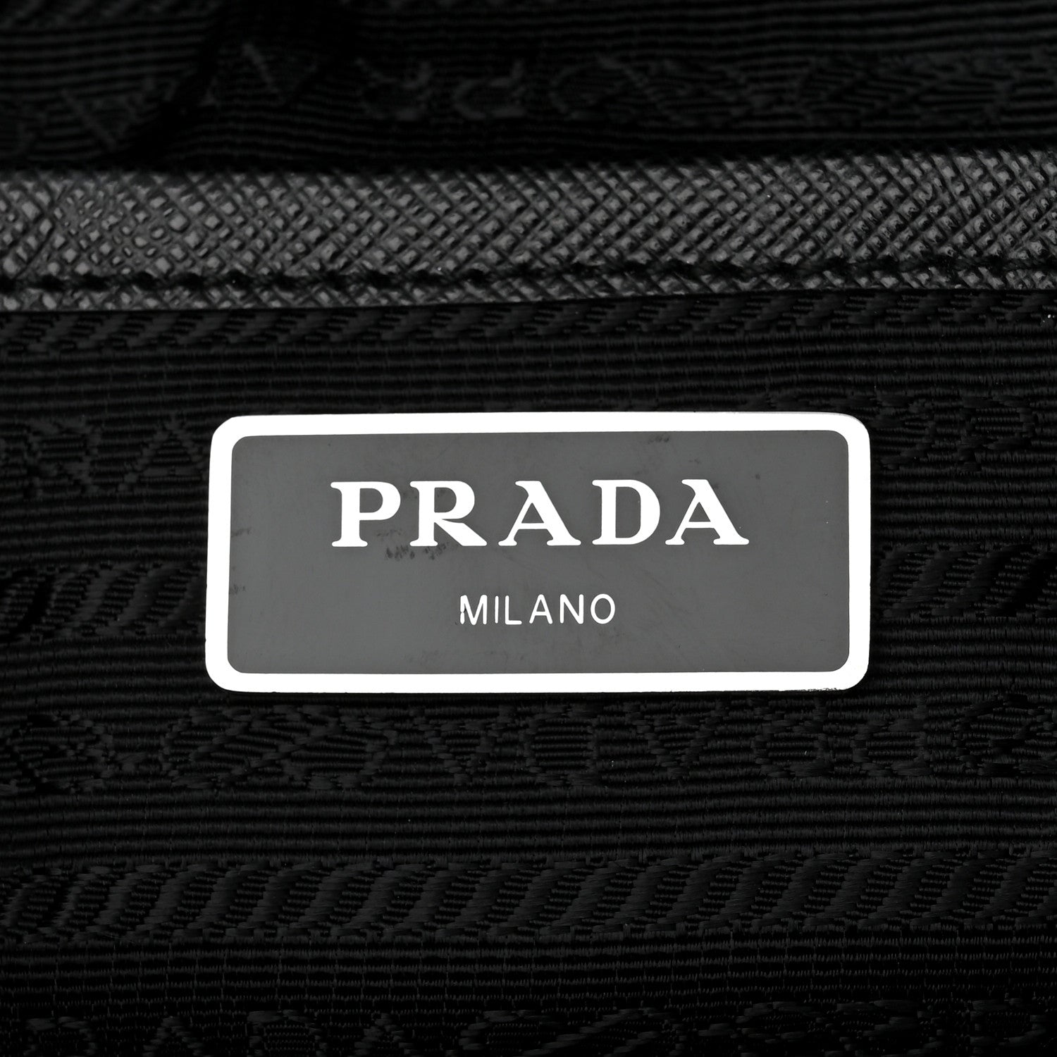 Prada Tessuto Nylon Saffiano Vela Backpack Black 6 of 12