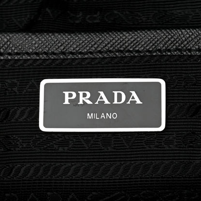 Prada Tessuto Nylon Saffiano Vela Backpack Black 6 of 12