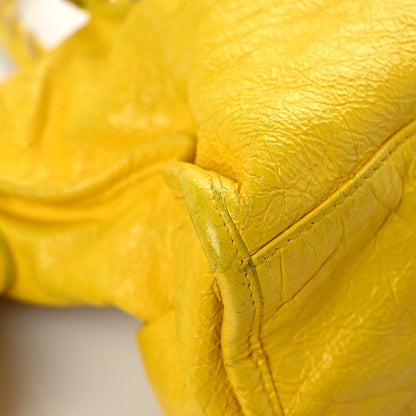 Balenciaga Agneau Classic Silver Hardware City S Jaune Soleil 12 of 31