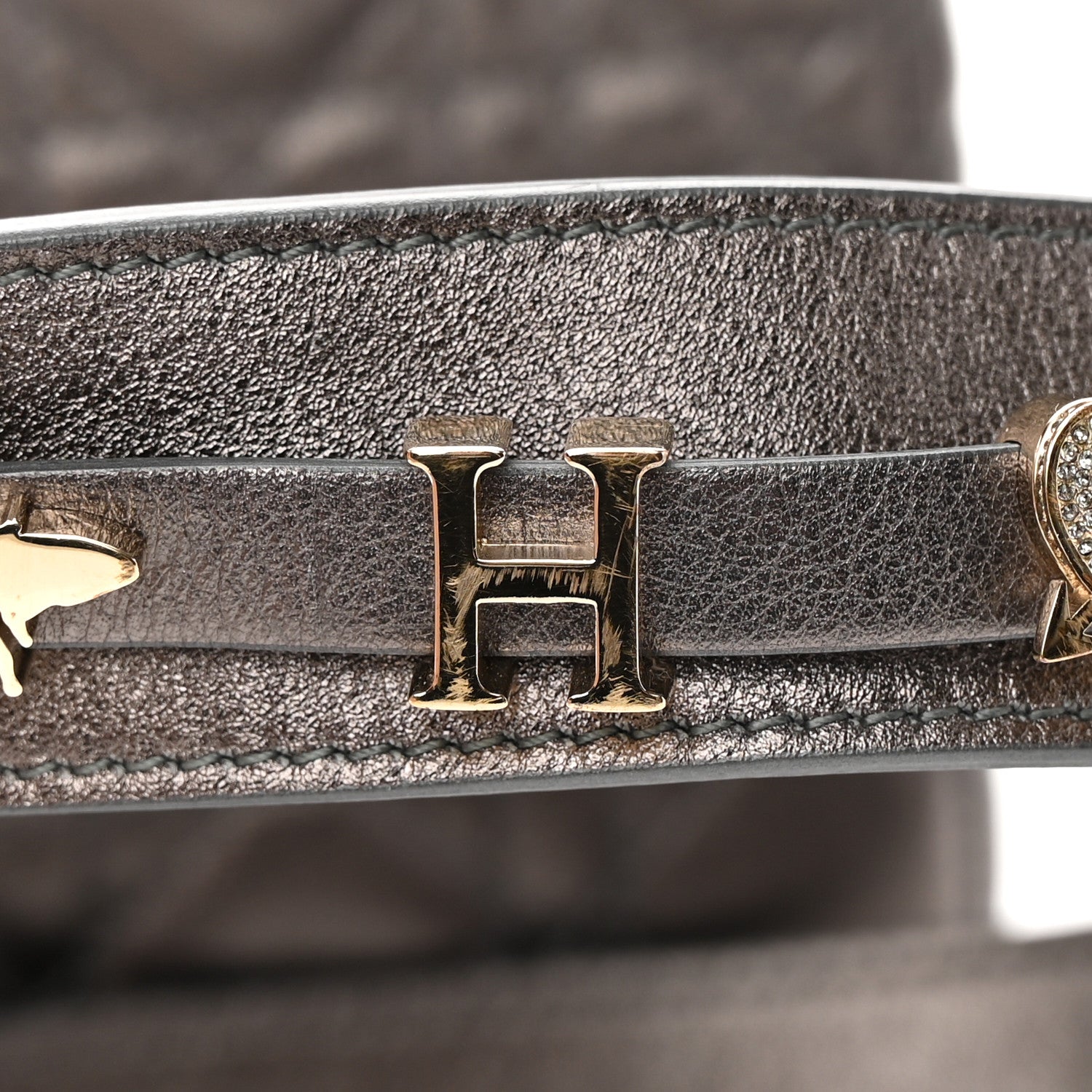 Christian Dior Lambskin Cannage Small My ABCDior Lady Dior Metallic Grey 19 of 20