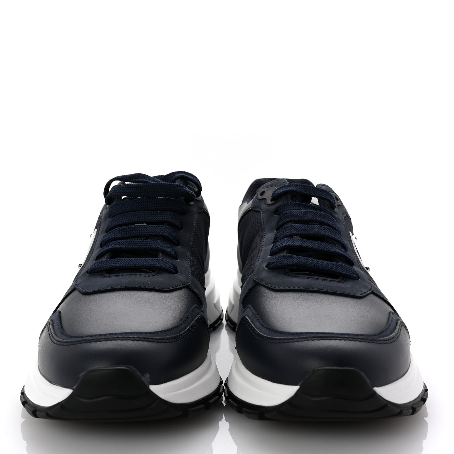 Rois Nylon Triangle Logo Mens Low Top Sneakers 8.5 Bluette