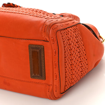 Gucci Calfskin Handmade Medium Top Handle Bag Orange 12 of 18