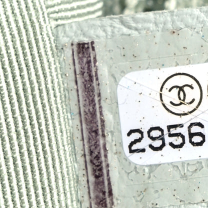 Chanel Lambskin Quilted All Around Flap White Green Multicolor 7 of 10