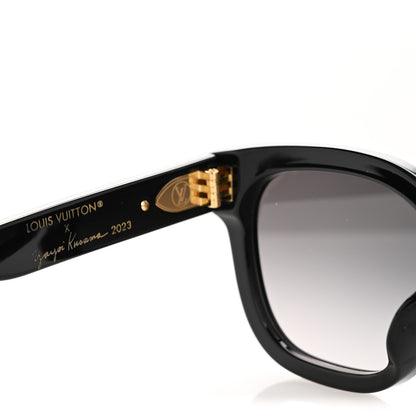 Louis Vuitton LV X YK Acetate Painted Dots Sunglasses Z1903E Black White 5 of 8