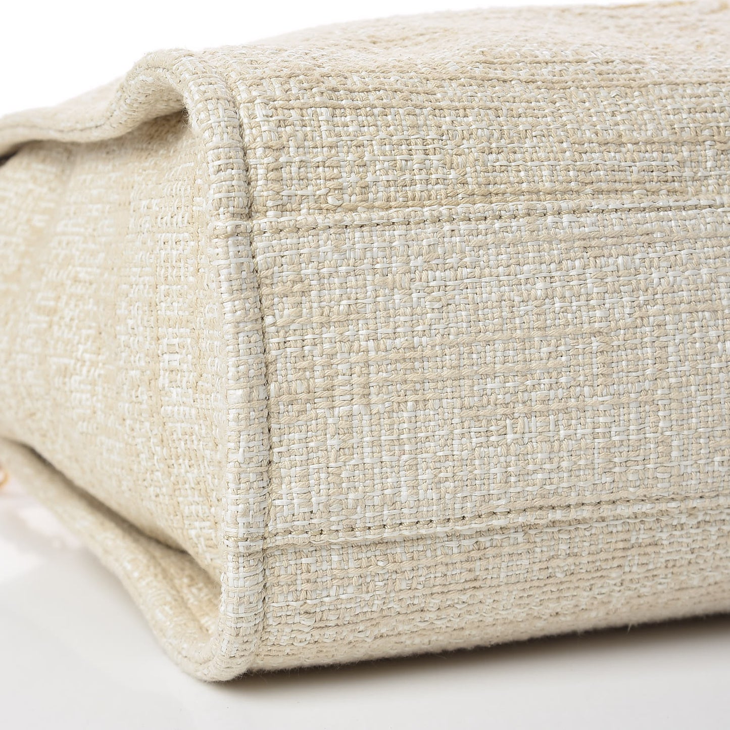 Canvas Small Deauville Tote Light Beige