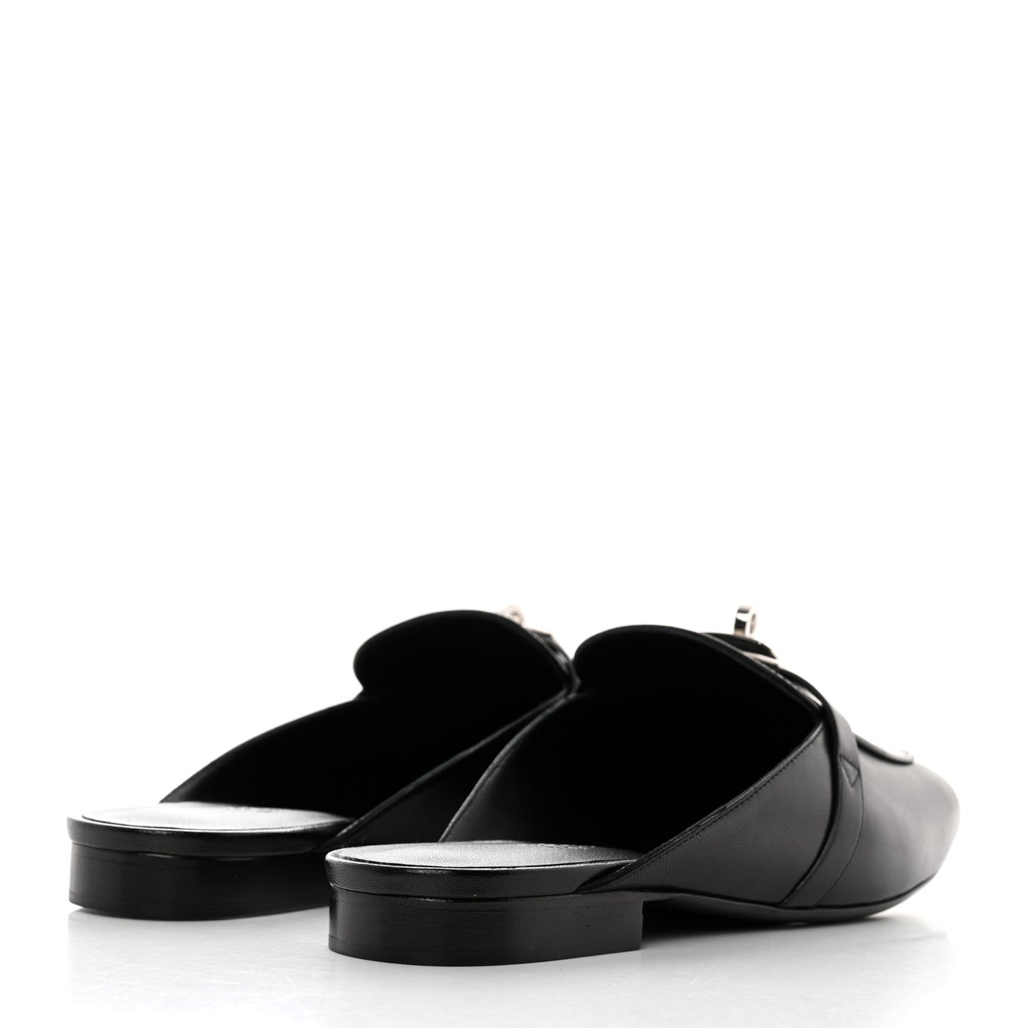 Goatskin Oz Mules 40 Black