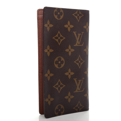 Louis Vuitton Monogram Porte Valeurs Checkbook Wallet 3 of 7