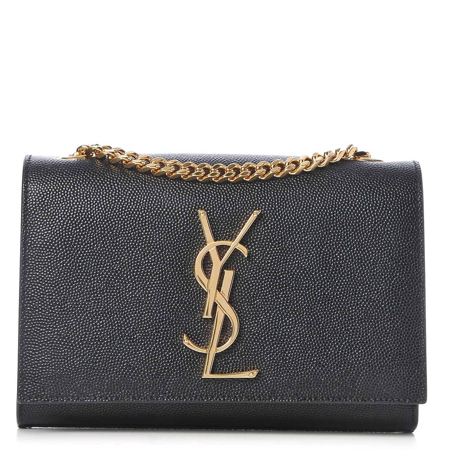 Grain De Poudre Small Monogram Kate Satchel Black