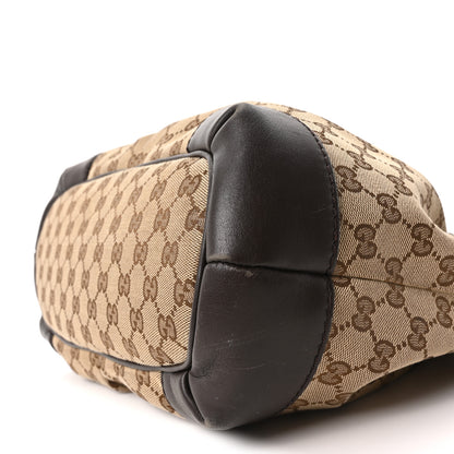 Gucci Monogram Medium Sukey Top Handle Dark Brown 9 of 9