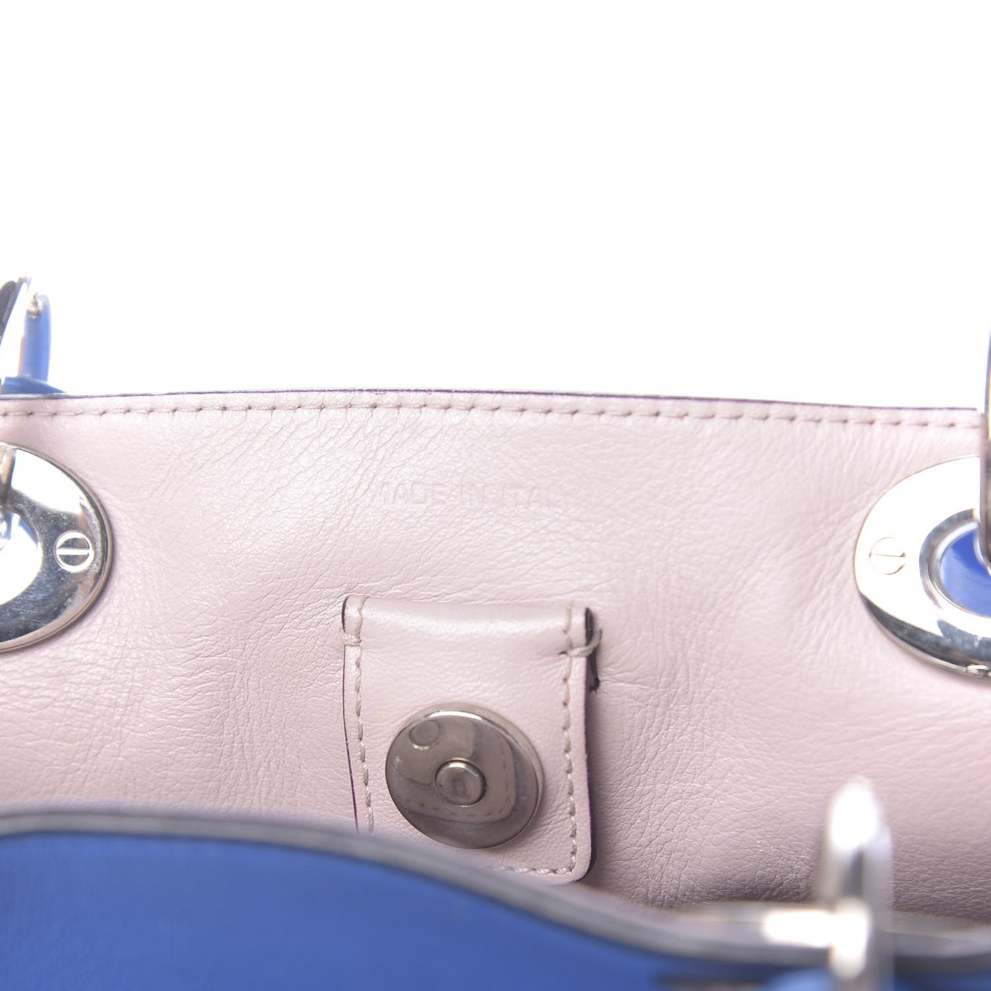 Smooth Calfskin Medium Diorissimo Tote Blue