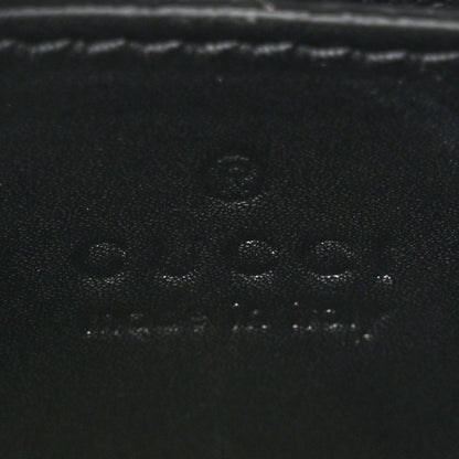 Gucci GG Supreme Monogram Appia Calfskin Web Mini Tote Bag Black 6 of 14