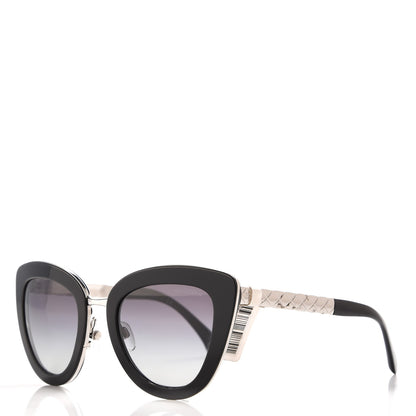Chanel Cat Eye Quilted Sunglasses 5368 Black 1 of 8