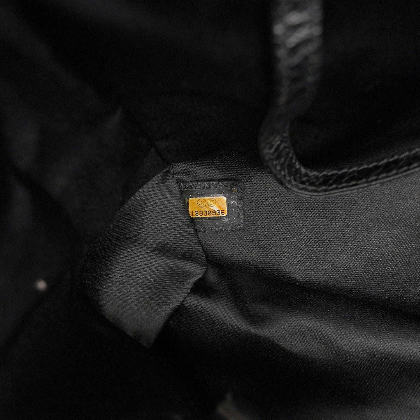 Glazed Calfskin Large On The Road Tote Black