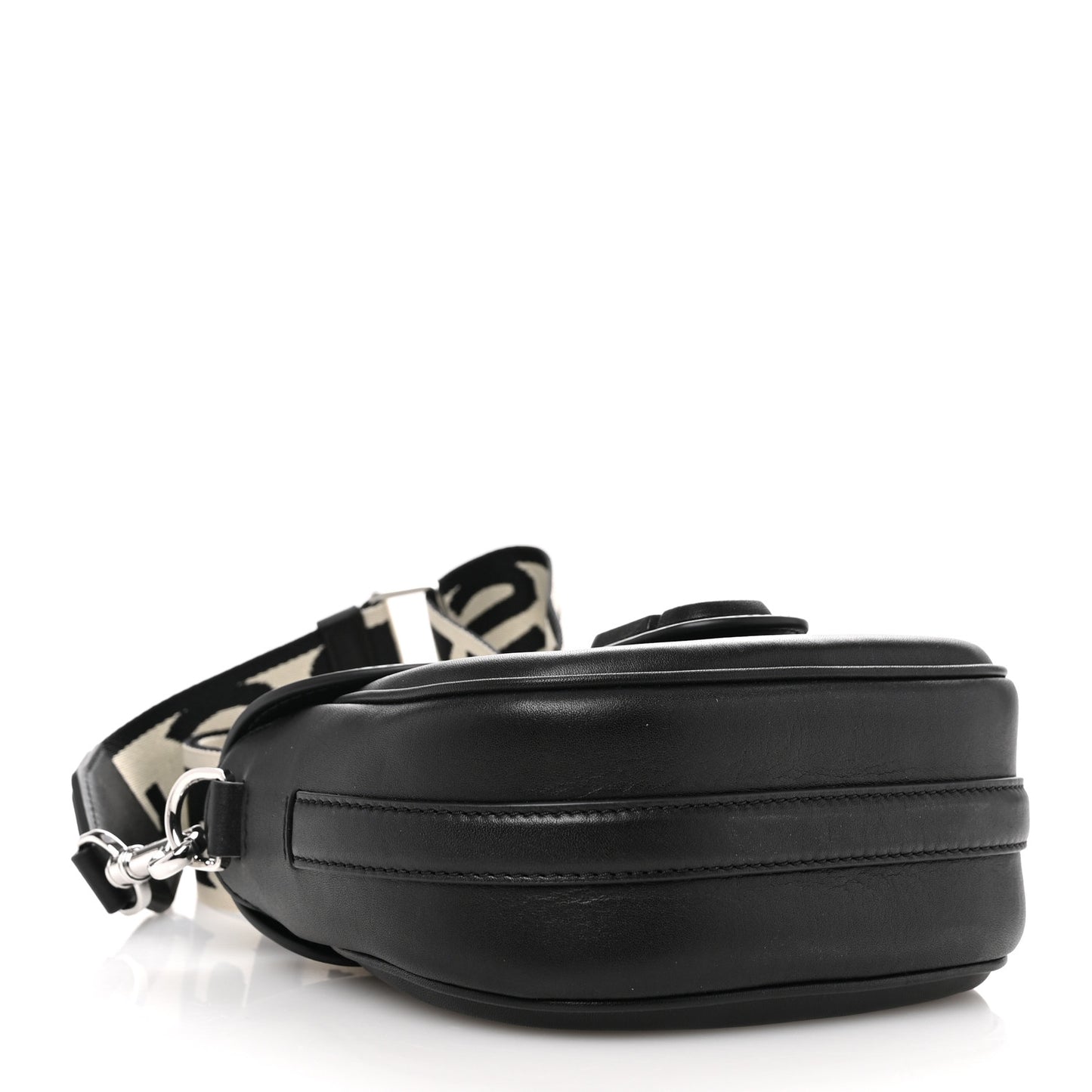 Calfskin Small The Covered J Marc Saddle Bag Black