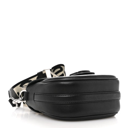 Marc Jacobs Calfskin Small The Covered J Marc Saddle Bag Black 4 of 10