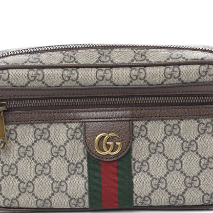 Gucci Soft GG Supreme Monogram Medium Ophidia Belt Bag Dark Brown 9 of 9