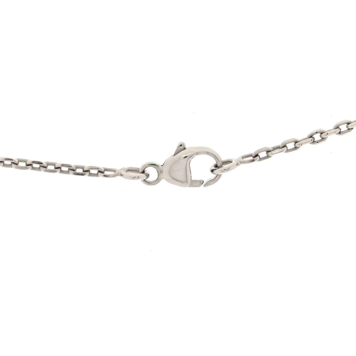 Hermes Lacquered Palladium Pop H Pendant Necklace Marron Glace 5 of 6