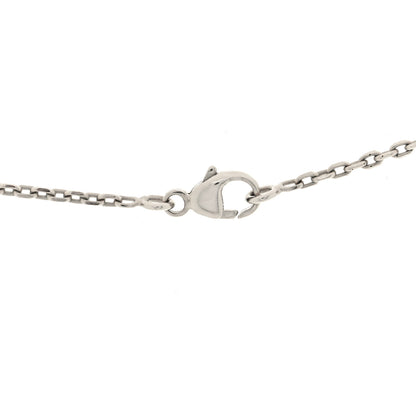 Hermes Lacquered Palladium Pop H Pendant Necklace Marron Glace 5 of 6